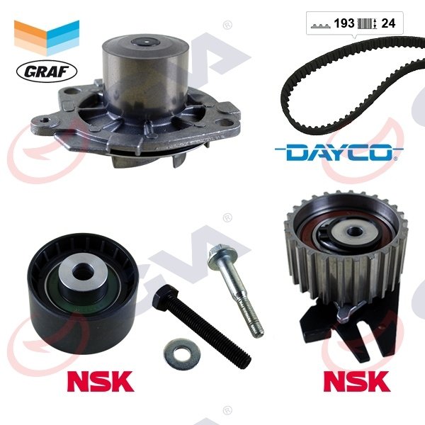 DEVİRDAİMLİ TRİGER SETİ 193x240 DOBLO 01 BRAVA-BRAVO- 96-01 -PALIO 00- MAREA 96- 1.9TD