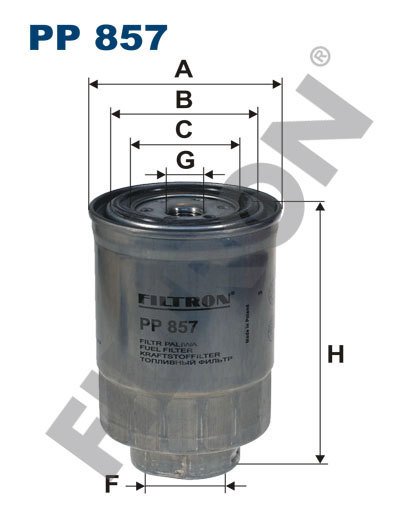 YAKIT FİLTRESİ NISSAN ALMERA-XTRAIL 2.2Dİ-DCİ 01 PICKUP 2.5D 96 PRIMERA 2.0 91