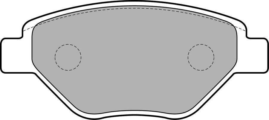 ÖN FREN BALATASI MEGANE 2 02>08 1.4 54x122x18