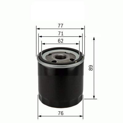 YAĞ FİLTRESİ TOYOTA AURIS COROLLA 1.4L 1NDTV NDE120 NDE150 02-09 / YARIS 1.4L 1NDTV NLP90 06-09 / HILUX 2.5L 2KDFTV KUN15 KUN25 KUN26 VIGO 05-15 / 2.4L 2GDFTV GUN125 REVO 15- - kısa tip
