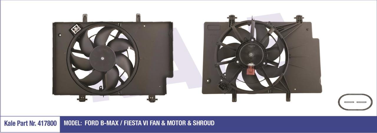 FAN MOTORU DAVLUNBAZLI KOMPLE AC FIESTA VI COURIER 14 1.4TDCI 1.5TDCI 1.6TDCI 08 B MAX 12 1.5TDCI 1.6TDCI