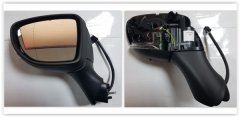 DIŞ DİKİZ AYNASI ELEKTRİKLİ SOL CLIO 4 17ISITMALI ASTA SİNYALLİ ASFERİK VM-6126EBPAL KAPAKSIZ