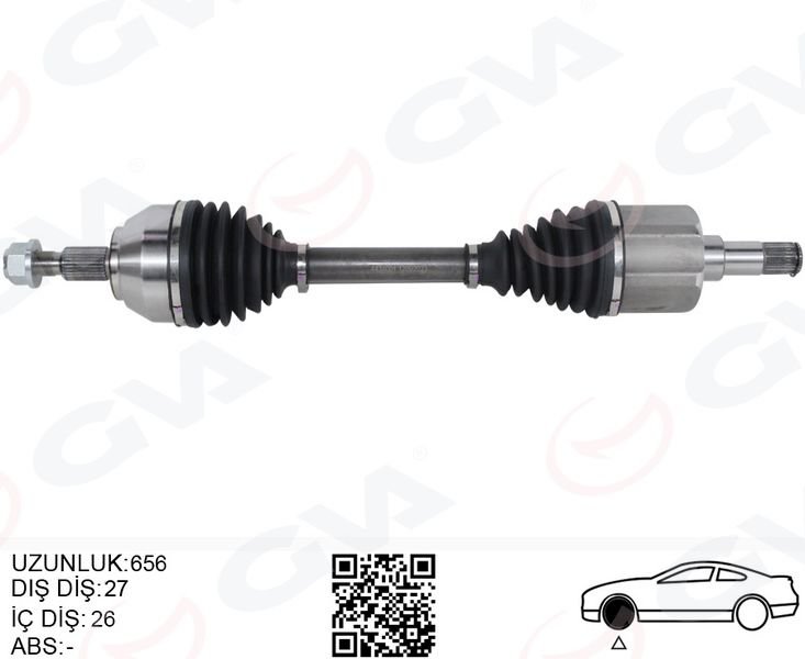 ON AKS KOMPLE SOL KUGA 1 08>13 2.0 TDCI
