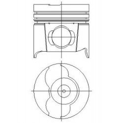MOTOR PİSTON SEGMAN 0.50 MEGANE-LAGUNA 1.9 D F9QT-VIVARO 1.9 CDTI 8V DÜZ KANAL 80.50