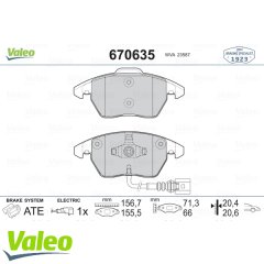 ÖN BALATA FİŞLİ CADDY 3 04 GOLF 4 5 VI 97 JETTA PASSAT 05 POLO 09 OCTAVIA 04