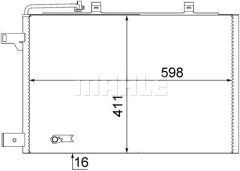 KLIMA RADYATORU MERCEDES W169 W245