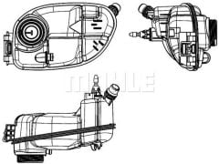 RADYATOR YEDEK SU DEPOSU MERCEDES W176 W246 C117 X117 X156