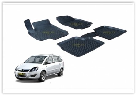x PASPAS 3D X-MAT HAVUZLU OPEL ZAFIRA B 06-11 SİYAH