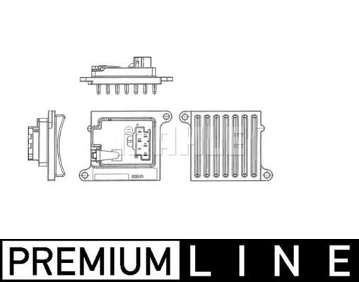 KLIMA FAN REGULATORU MERCEDES W203 CL203 W220 W221 W163