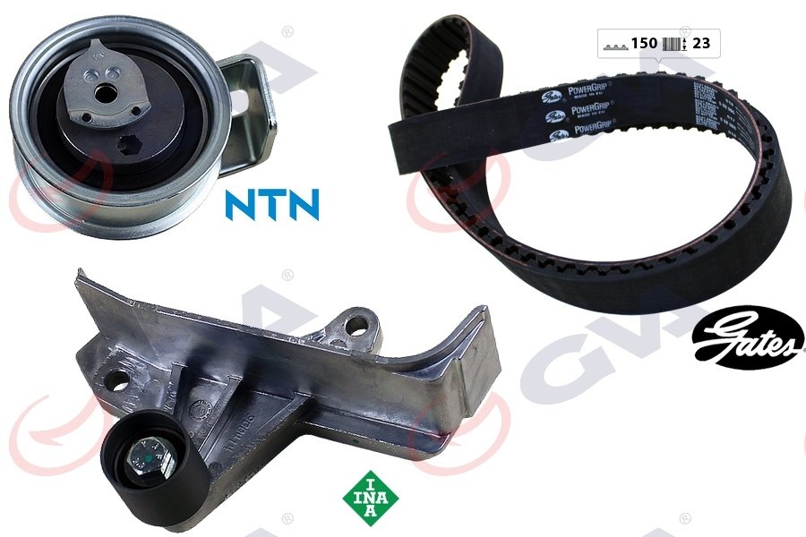 TRİGER SETİ 150x23 PASSAT1.8T 01-05 2.0 01-05 -A4-A6 1.8T BFB-AWM-AWT-ALT K045491XS KÜTÜKLÜ