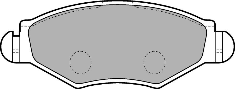 ÖN FREN BALATASI PEUGEOT P206 1.4 1.6 09/98> P306 1.4 1.6 5/93>
