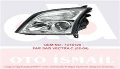 FAR SİNYAL SAĞ VECTRA C 04/02-08/05-KOMBİ 10/03-08/05-SIGNUM 05/03-08/05 ELEKTRİKLİ H7 H7