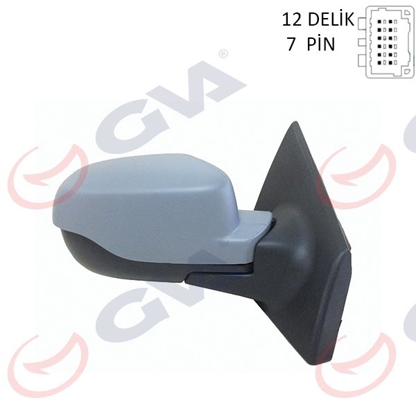 DIŞ DİKİZ AYNASI SAĞ CLIO 09 ELEKTRİKLİ ISITMALI SENSÖRLÜ ASTARLI KONVEKS 7 FİŞ VM-6135EHPSR