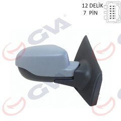DIŞ DİKİZ AYNASI SAĞ CLIO 09 ELEKTRİKLİ ISITMALI SENSÖRLÜ ASTARLI KONVEKS 7 FİŞ VM-6135EHPSR