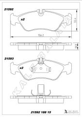 BALATA ARKA SPRINTER 95 -