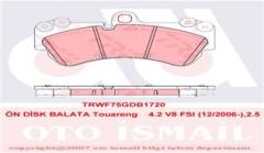 ÖN BALATA TOUAREG 10/02 CAYENNE 02 Q7 06 17 İNÇ