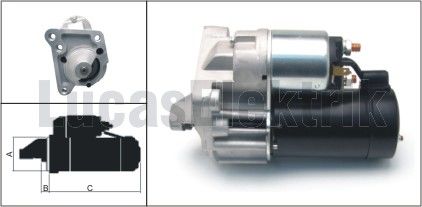 MARS MOTORU 12V 10 DIS 1.1KW R19 MEGANE R9 YM LAGUNA CLIO 1 2 1.2 1.4 1.6