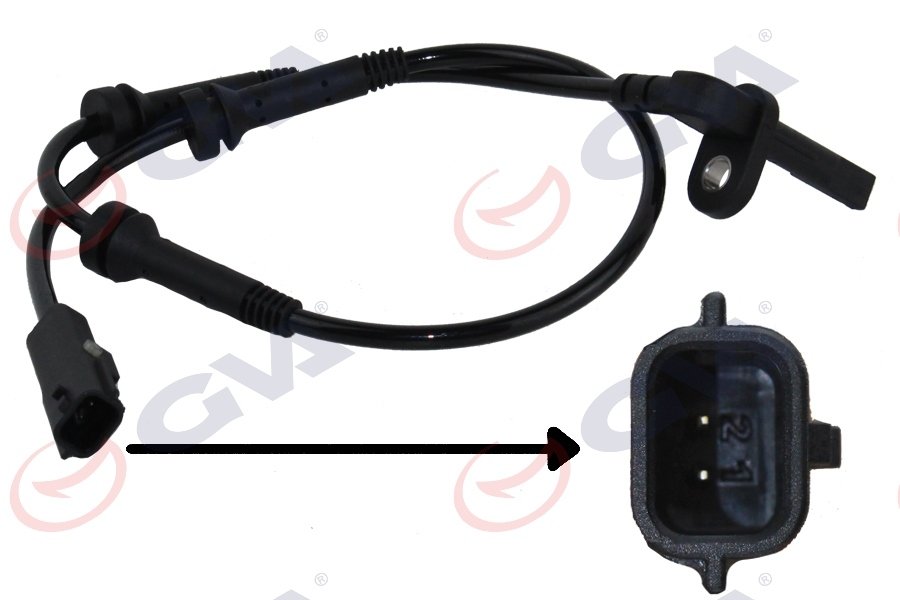 ABS SENSÖRÜ ÖN SAĞ-SOL RENAULT EXPRESS 23> SYMBOL 3 14> DACIA DOKKER 12> SANDERO 2 16> LOGAN MCV 2 13>