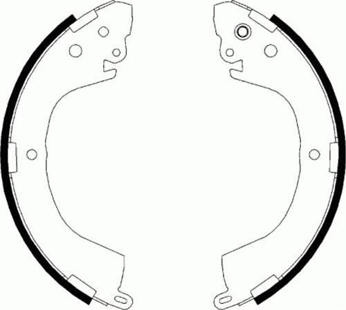 ARKA PABUÇ BALATA MITSUBISHI L200 96 270x53