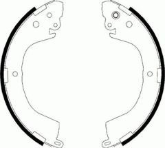 ARKA PABUÇ BALATA MITSUBISHI L200 96 270x53