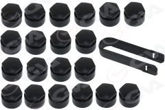 BİJON KAPAK SETİ FULL KROM 16 NORMAL 4 ŞİFRELİ SEAT VE AUDI