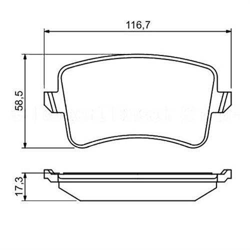ARKA BALATA A4-A5-Q5 09 > GDB1765 0986TB3123