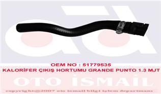 KALORİFER ÇIKIŞ HORTUMU GRANDE PUNTO 1.3 MJT