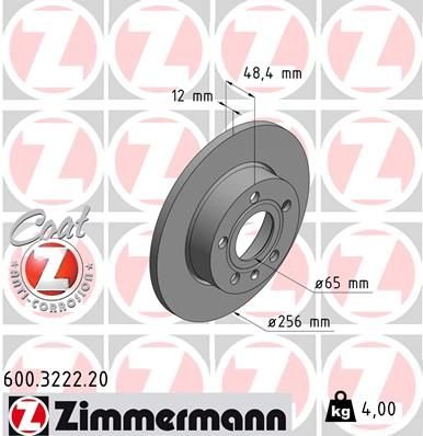ARKA FREN AYNASI CADDY 3-GOLF-5-VI-PLUS-JETTA 3-ALTEA 04 A3 03 TOLEDO 3-OCTAVIA 04 256x12x9DL 986479155-986479B78-DF4271