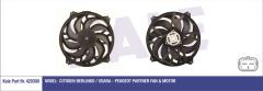 FAN MOTORU DAVLUMBAZLI PARTNER 02 BERLINGO 02 XSARA 00 307 00 350W-385mm