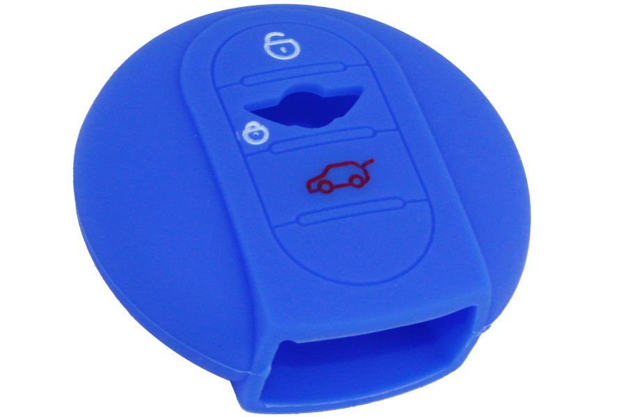 KONTAK ANAHTAR KUMANDA KORUYUCU KILIF SİLİKON 2 TUŞ MAVİ BMW F56 F55 F54