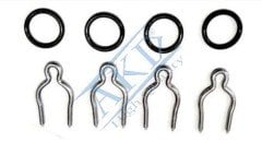 KALORİFER RADYATÖR BAĞLANTI APARATI SETİ ASTRA-G 4 KLIPS 4 ORING