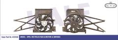 KLİMA FAN MOTORU KOMPLE DAVLUMBAZLI VECTRA B 1.6-1.8-2.0-2.5 120W-310mm