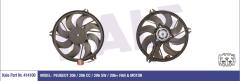 FAN MOTORU P206 1.1-1.4-1.4-1.6-2.0 16V-1.6HDI-2.0HDI 98 250W-385mm
