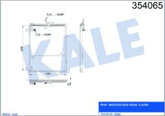 KLIMA RADYATORU MERCEDES W124 S124 A124 C124