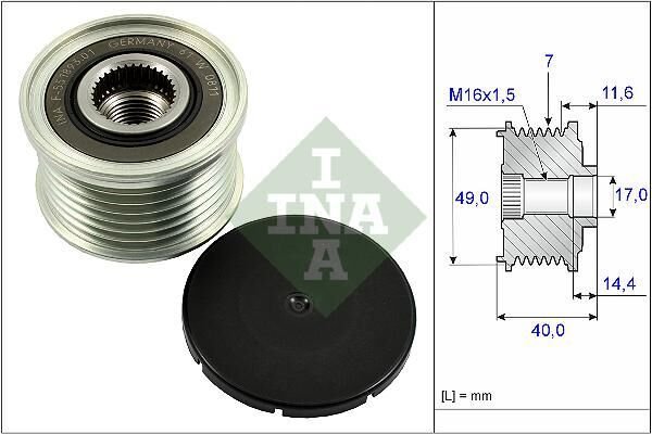 ALTERNATOR RULMANI BMW E70 06 10