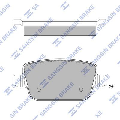 ARKA FREN BALATA LAND ROVER FREELANDER 06- / FORD MONDEO 4 07- / FOCUS II. GALAXY II. S-MAX / VOL VO S80 10- . XC70 07-