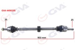 KOMPLE AKS SAĞ CORSA D 1.3 CDTI 06 DTH 953mm