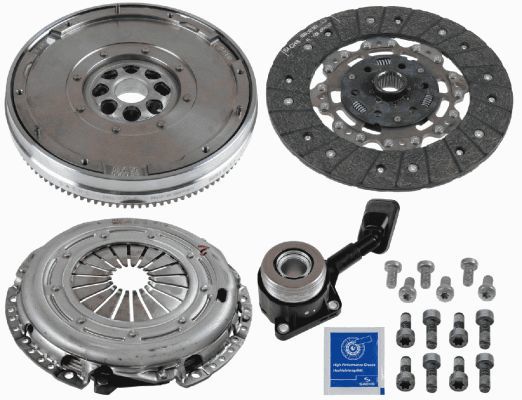 DMF KITI VOLANLI DEBRİYAJ SETİ CMAX-FOCUS 2-GALAXY-KUGA-MONDEO 4-SMAX 2.0TDCİ 07 VOLVO C30 06 12 C70 2 06 12 S40 2 04 12 S80 2 08 11 V50 04 12 V70 3 07 15 2.0 TDI