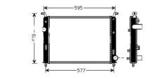 RADYATÖR ALBEA 1.3 JTD-PALIO YM-STRADA 06 AC 520X395x42 2 SIRA ALB SİSTEM