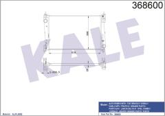 RADYATÖR CORSA D 05 PUNTO 05 BRAVO 2 07 1.3 JTD-1.7CDTI MEK AC KLİMASIZ 620x395x27