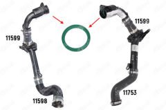 TURBO BORUSU CONTASI KANGOO-MEGANE 3-FLUENCE 1.5 DCİ K9K