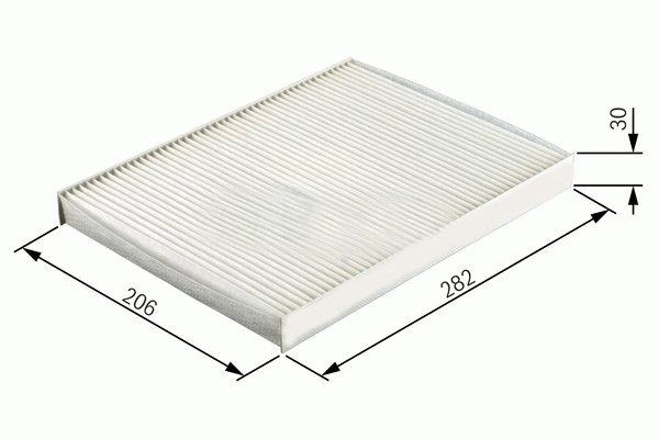 POLEN FİLTRESİ POLO3-POLO CLASSIC-GOLF3-GOLF4-BORA-A3-TOLEDO 97-04 -PASSAT 01-05