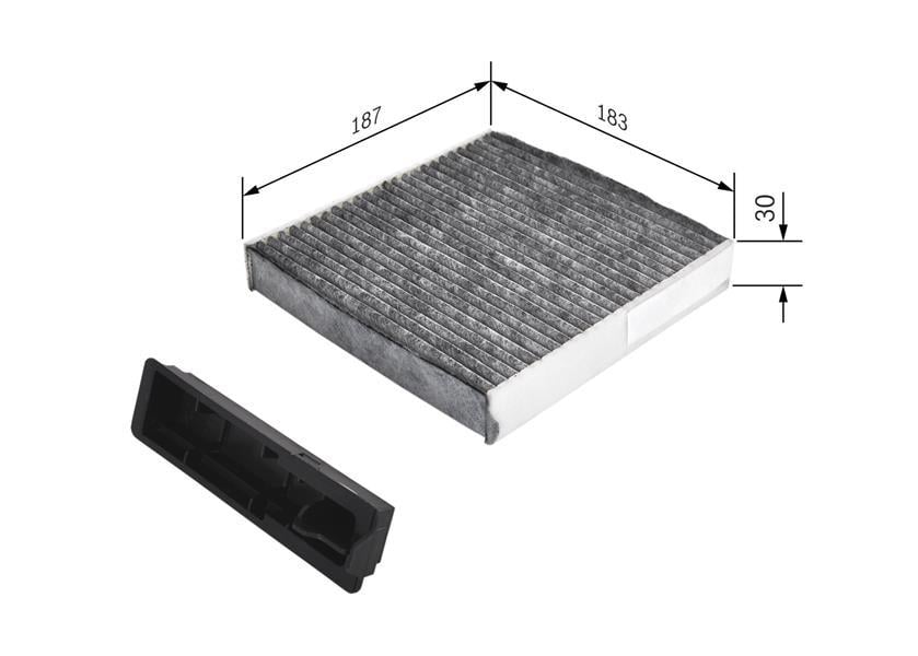 POLEN FİLTRESİ CLIO 3-MODUS-TWNG-MICRA 3-NOTE-SANDERO-DUSTER 1.2-1.4-1.6 16V-1.5DCI KARBONLU