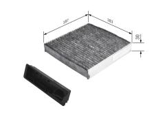 POLEN FİLTRESİ CLIO 3-MODUS-TWNG-MICRA 3-NOTE-SANDERO-DUSTER 1.2-1.4-1.6 16V-1.5DCI KARBONLU