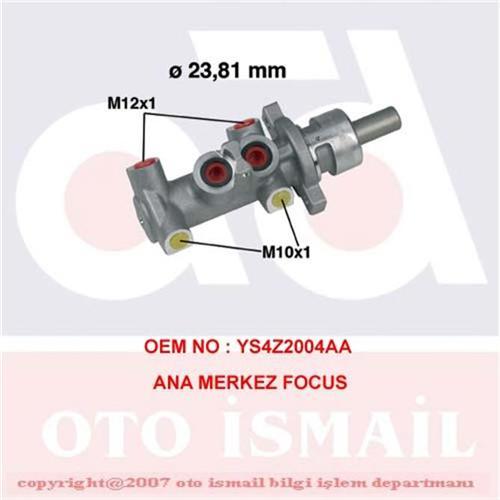 FREN ANA MERKEZ FOCUS 1 1.4-1.6-1.8-2.0 16V 98-04 23.81mm