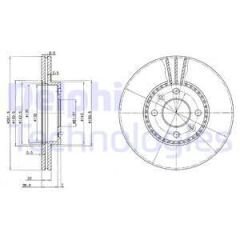 ÖN FREN AYNASI RENAULT MEGANE 1 96 SCENIC 1 96 LAGUNA 1 93 SAFRANE 1 92 96 262x22x4DELİKxHAVALI