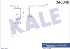 KALORİFER RADYATÖRÜ SCUDO 07 JUMPY 07 ULYSSE 07 P807 05 250x180x33