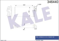 KALORİFER RADYATÖRÜ C2 03 C3 02/02 1007 10/05 1.4-1.6-1.6 16V-1.4HDI 250x140