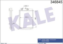 KALORİFER RADYATÖRÜ PEUGEOT BOXER 3 CITROEN JUMPER FIAT DUCATO 3 06 230X163X26