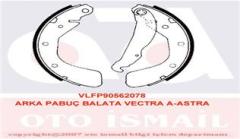 ARKA PABUÇ BALATA CORSA C 00-09 VECTRA A 93-95 ASTRA F 91-98 LACETTI 05 NUBIRA 03 200x46